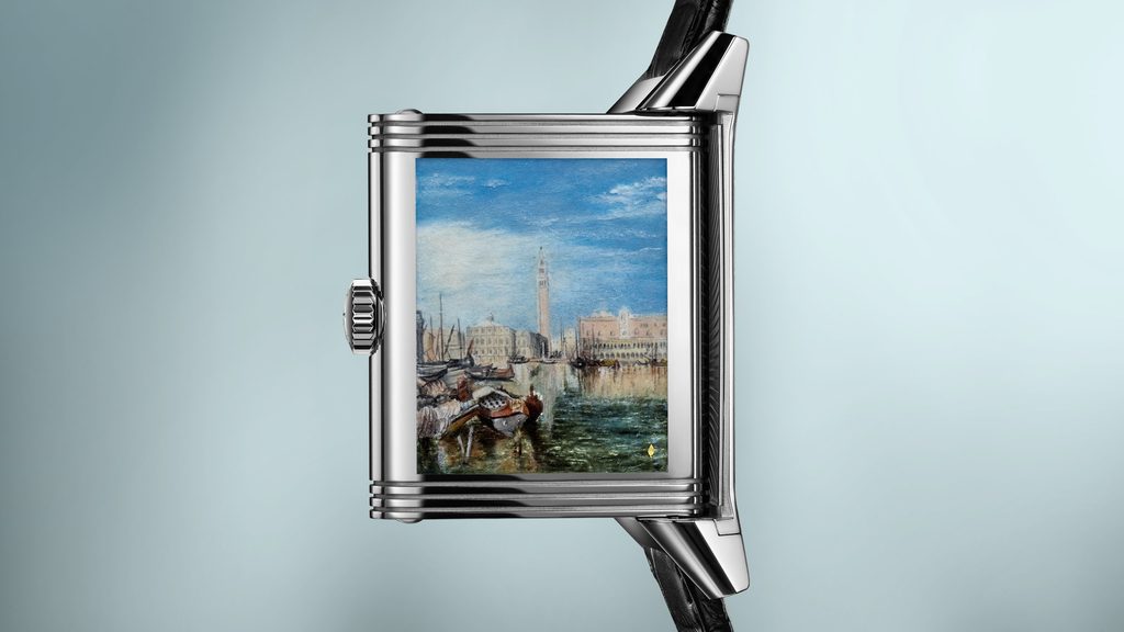 Turner tenait dans deux centimètres carrés : Jaeger-LeCoultre met Venise sous émail 33 2026 q39334w3 reverso tribute enamel turner closeup2 srgb 16 9