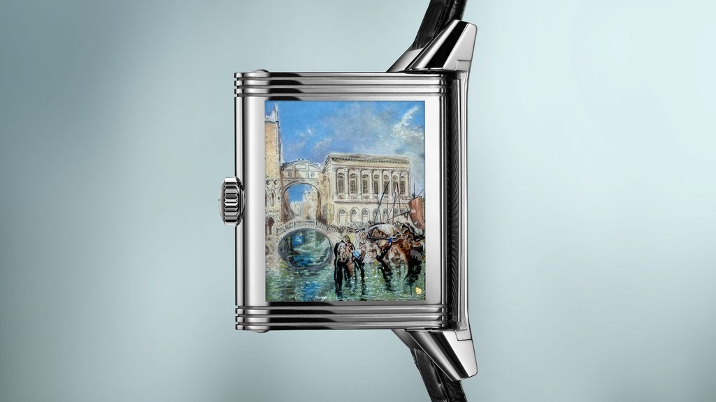Turner tenait dans deux centimètres carrés : Jaeger-LeCoultre met Venise sous émail 37 2026 q39334w4 reverso tribute enamel turner closeup2 srgb 16 9