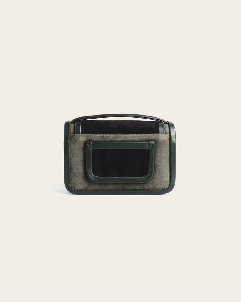 L'Alpha, ou la géométrie comme terrain commun 66 ACBA0701 CSTM 710 KHAKI BLACK DARK GREEN ALPHA SMALL LEATHER BAG bags6899