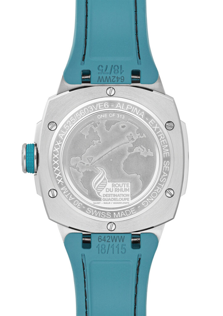 Alpina chronomètre officiel de la Route du Rhum 42 AL 525T3VE6 Back Web