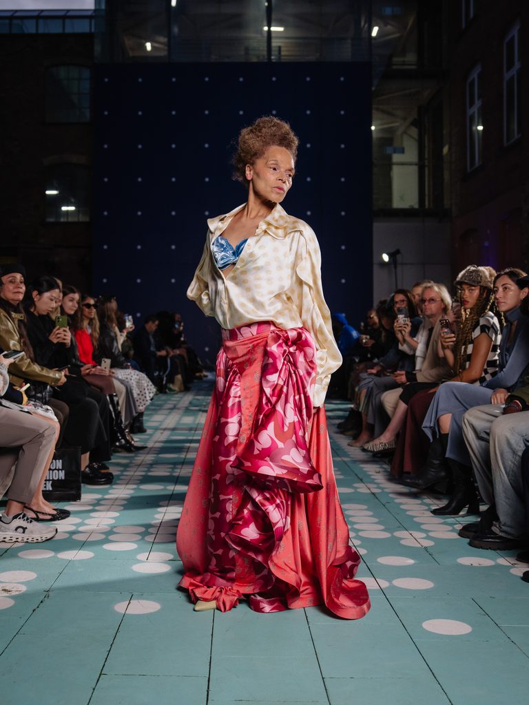 ANCIELA fait de la relation mère-fille le miroir de notre lien à la Terre 62 Anciela SS27 Runway1 by MarcusHartelt for LFW 38