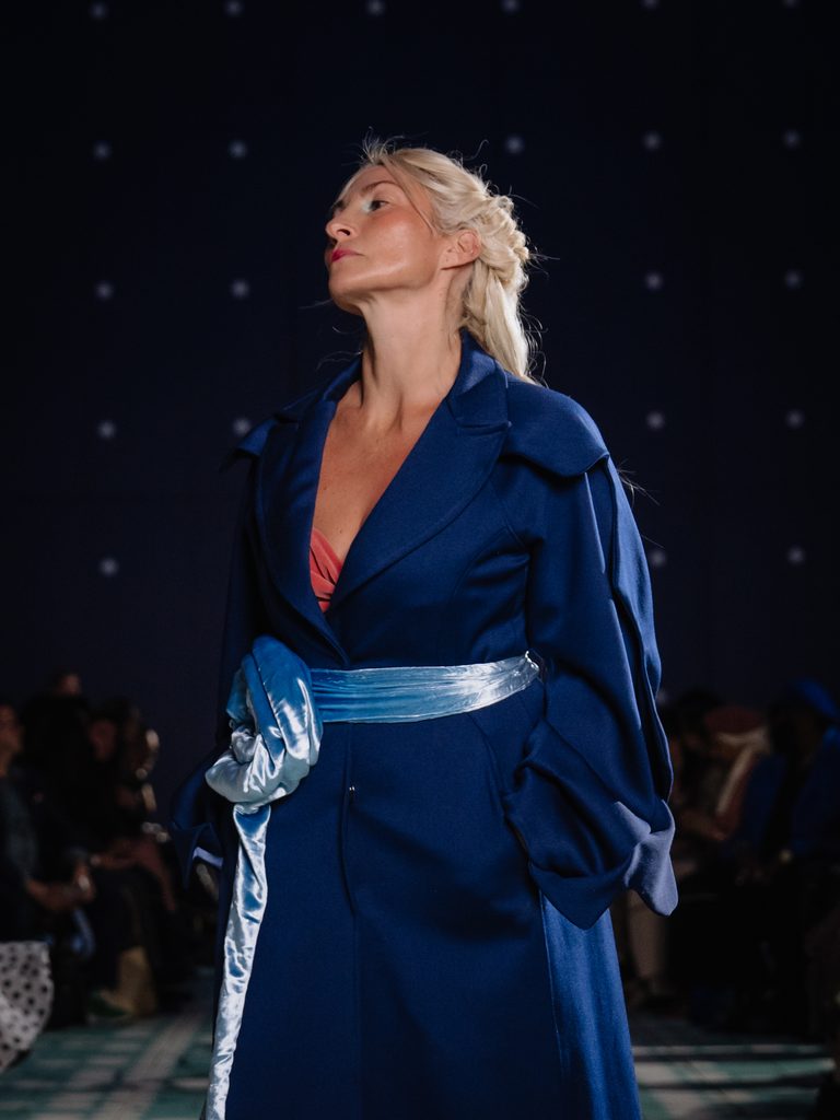 ANCIELA fait de la relation mère-fille le miroir de notre lien à la Terre 70 Anciela SS27 Runway1 by MarcusHartelt for LFW 46 768x1024 1