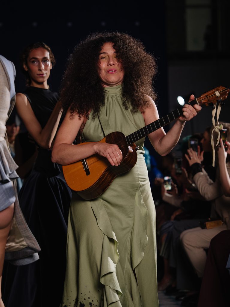 ANCIELA fait de la relation mère-fille le miroir de notre lien à la Terre 75 Anciela SS27 Runway1 by MarcusHartelt for LFW 51