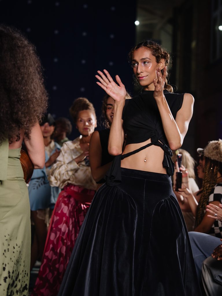 ANCIELA fait de la relation mère-fille le miroir de notre lien à la Terre 76 Anciela SS27 Runway1 by MarcusHartelt for LFW 52