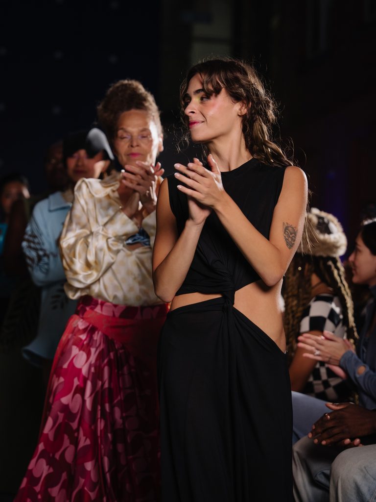 ANCIELA fait de la relation mère-fille le miroir de notre lien à la Terre 77 Anciela SS27 Runway1 by MarcusHartelt for LFW 53 768x1024 1