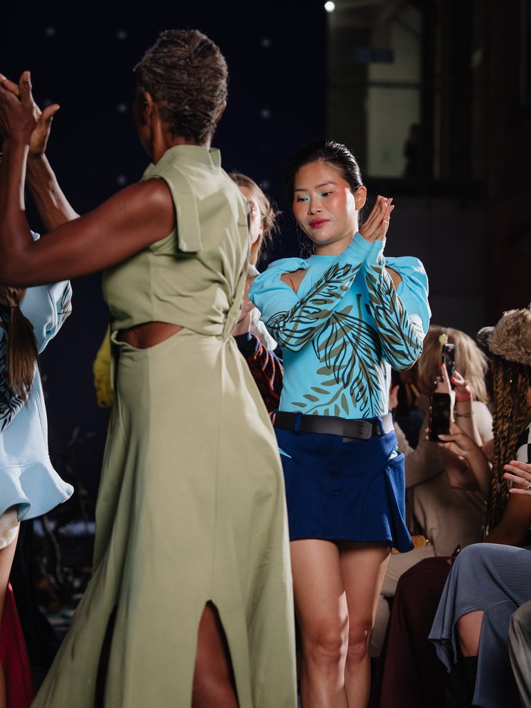 ANCIELA fait de la relation mère-fille le miroir de notre lien à la Terre 80 Anciela SS27 Runway1 by MarcusHartelt for LFW 56