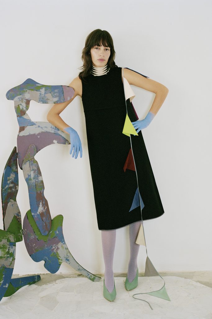 Arthur Arbesser recycle ses archives et invente une mode qui s'arrête quand le tissu s'épuise 42 ArthurArbesser FW26 LOOK 18©ClaudiaFerri