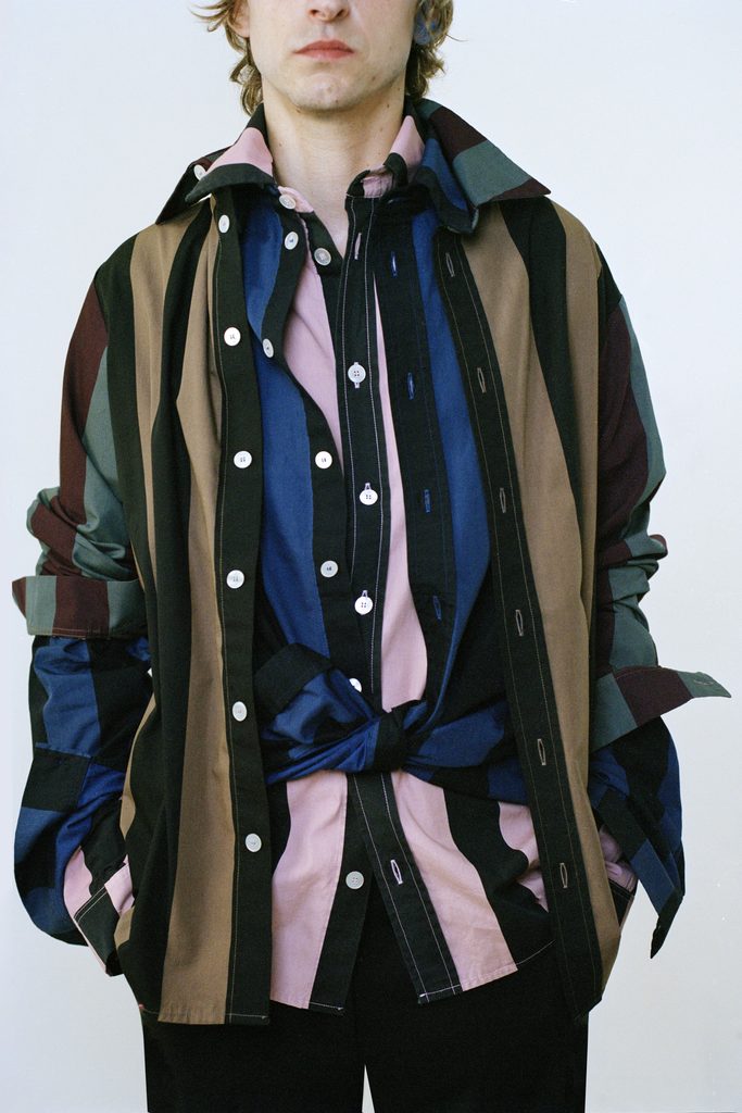 Arthur Arbesser recycle ses archives et invente une mode qui s'arrête quand le tissu s'épuise 44 ArthurArbesser FW26 LOOK 20©ClaudiaFerri