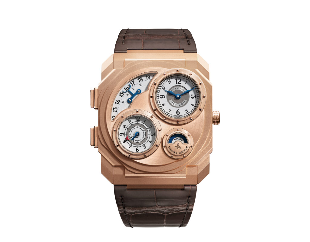 Bvlgari fait du titane un manifeste, pas un simple choix technique 89 Bvlgari 2026 Octo Finissimo Dual Time X Vianney Halter Packshot 104355 03