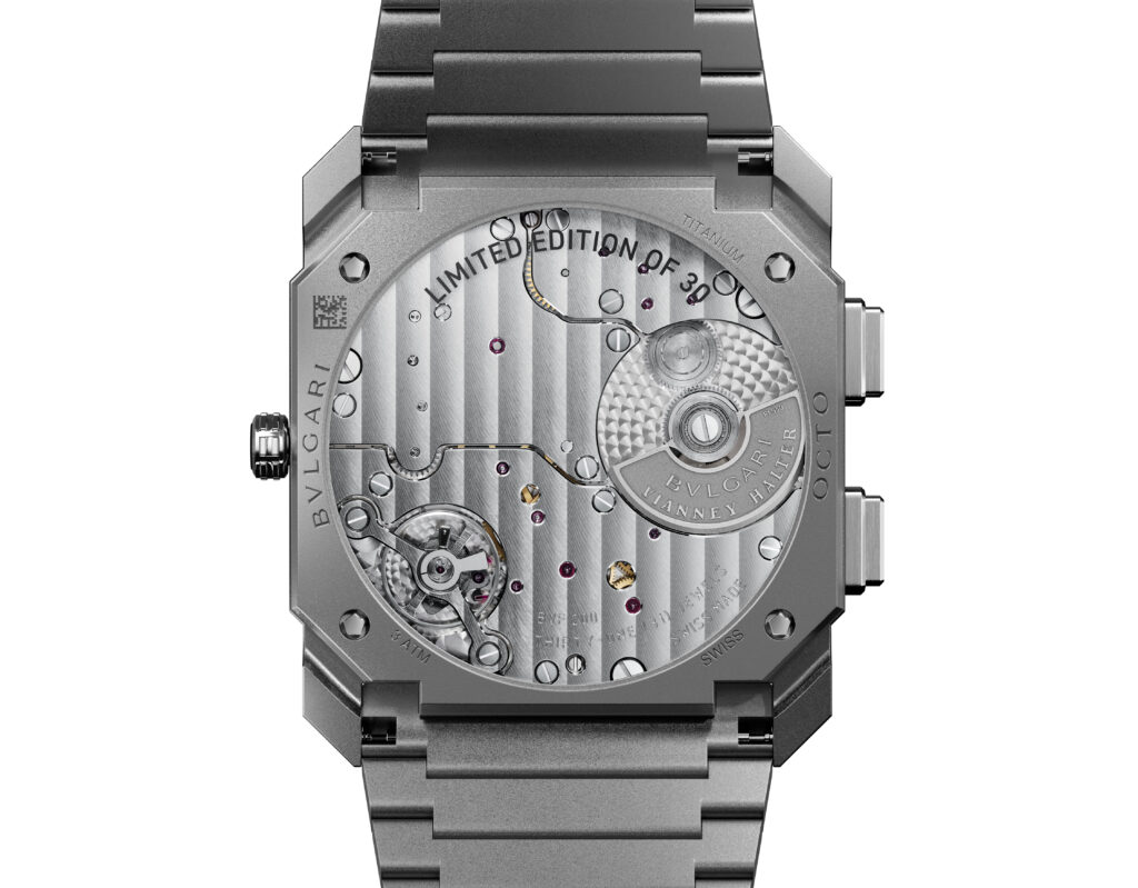 Bvlgari fait du titane un manifeste, pas un simple choix technique 86 Bvlgari 2026 Octo Finissimo Dual Time X Vianney Halter Packshot 104356 02