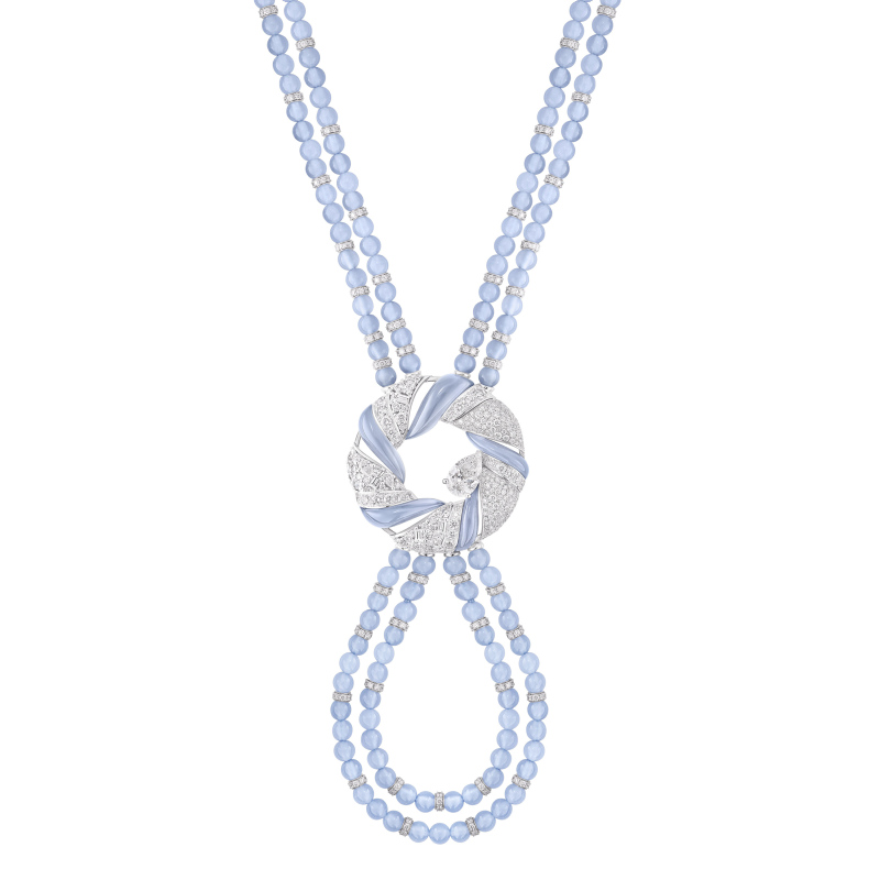 De Beers London : Vibrations fait de l’eau une matière joaillière 33 CASCADE NECKLACE P2
