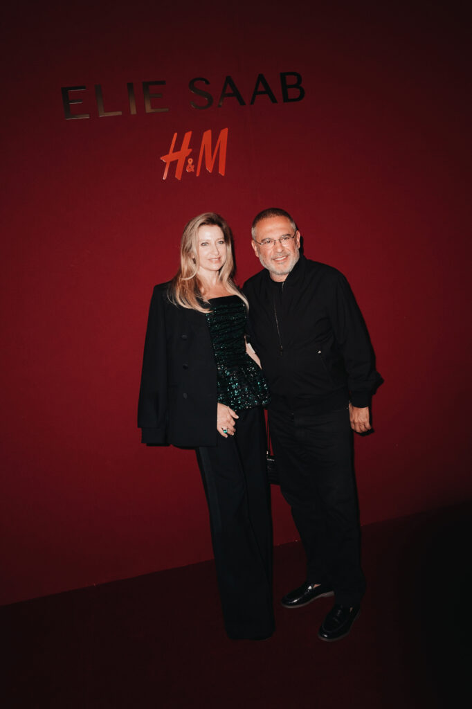 Elie Saab et H&M : une robe de mariée dévoilée en musique au Palais Brongniart 122 Claudine Saab Mr Elie Saab 01