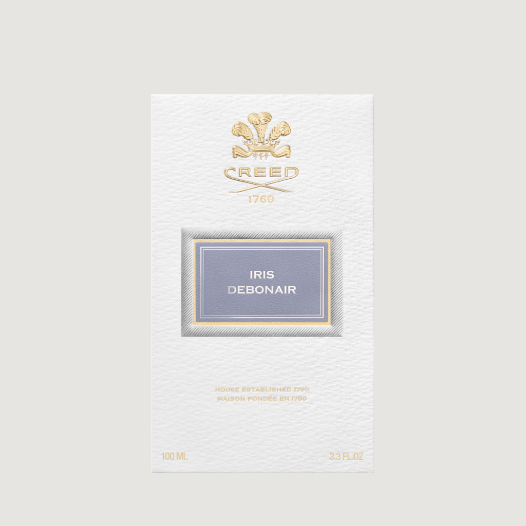Creed Iris Debonair : la lavande anglaise et l'iris des Landes se répondent 25 Creed Iris Debonair EDP 100ml Carton Grey NS