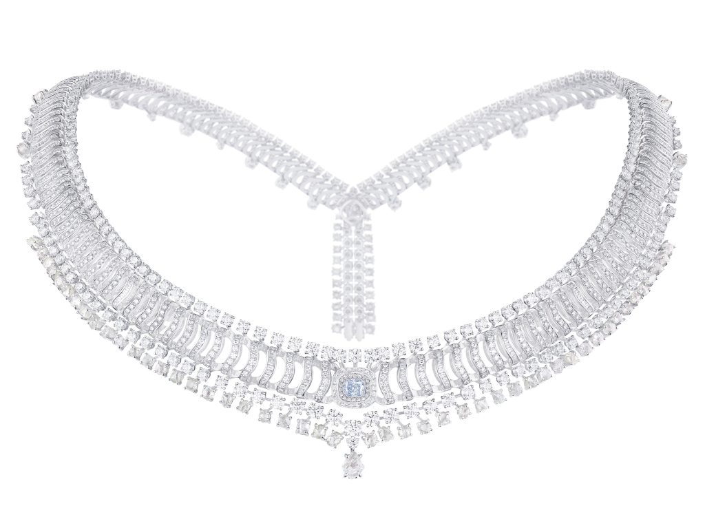 De Beers London : Vibrations fait de l’eau une matière joaillière 43 Echo Necklace 1 2