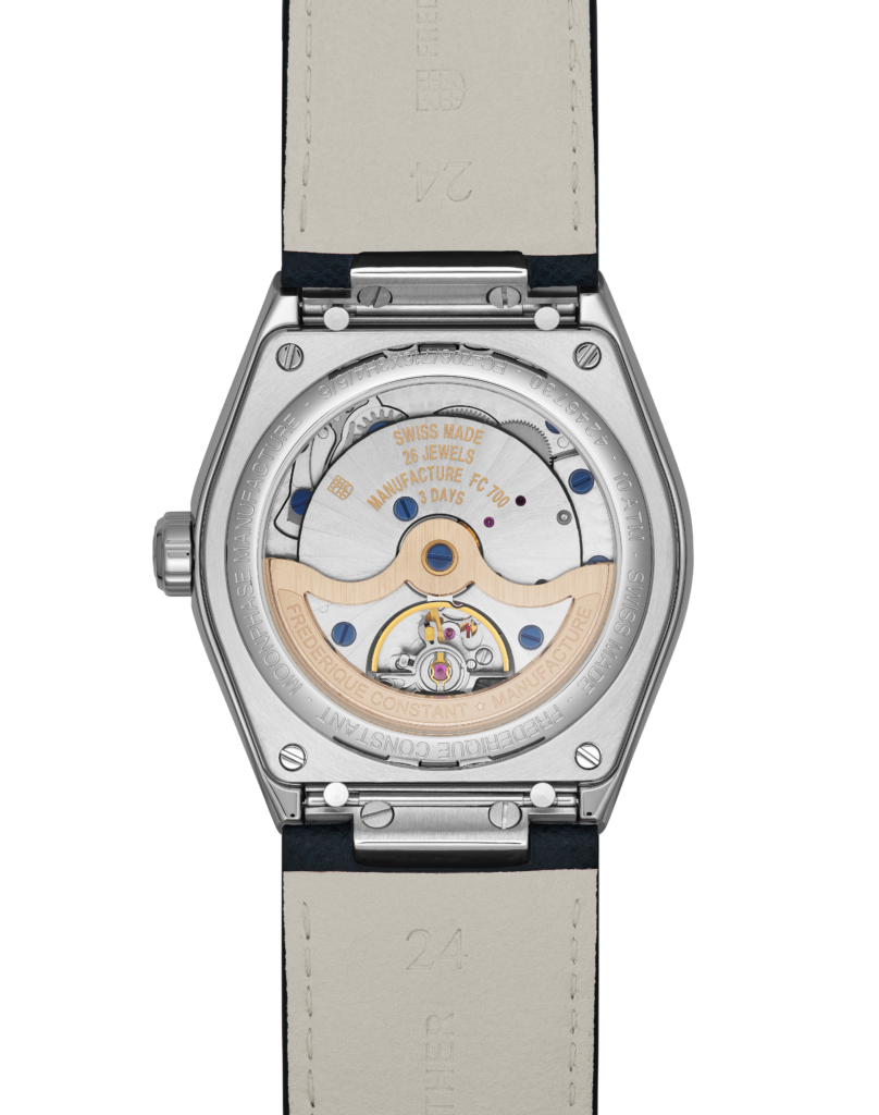 Frederique Constant loge la lune dans un boîtier sport-chic 41 FC 716RG3NH6 Back