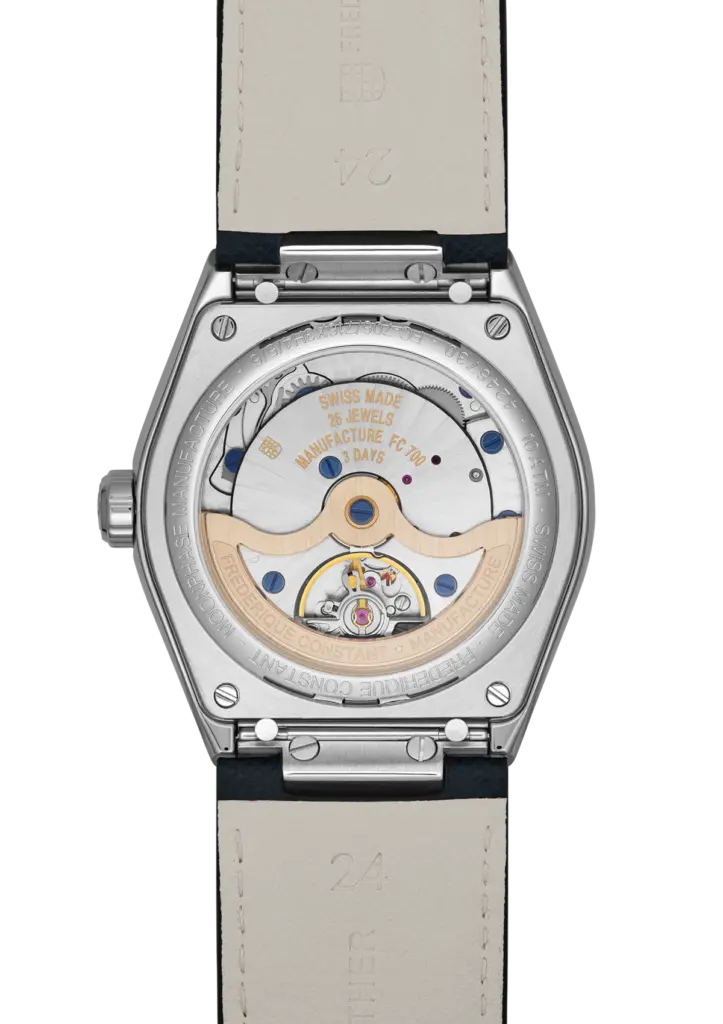 Frederique Constant loge la lune dans un boîtier sport-chic 39 FC 716RG3NH6 Back Web