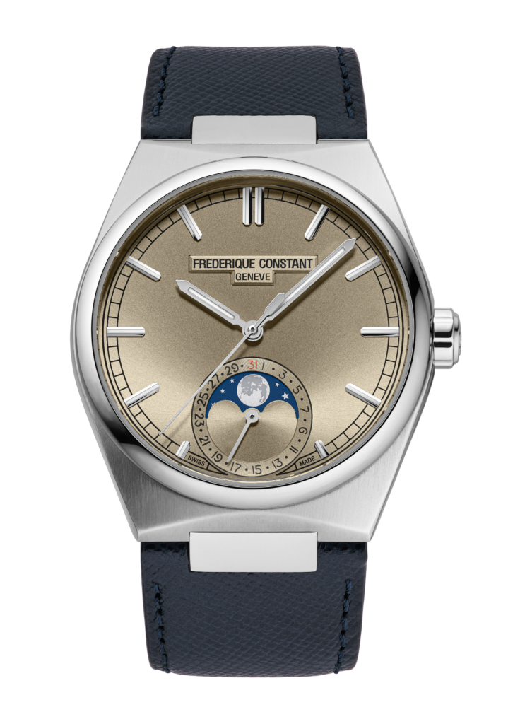 Frederique Constant loge la lune dans un boîtier sport-chic 40 FC 716RG3NH6 Front