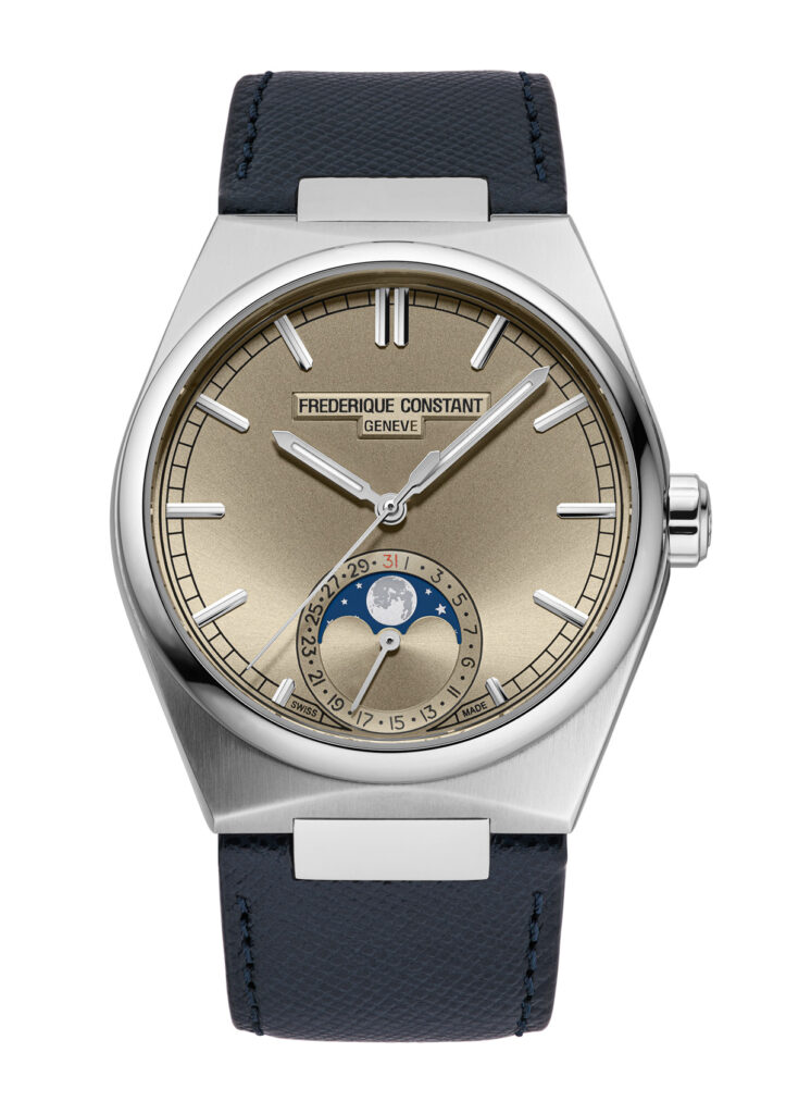 Frederique Constant loge la lune dans un boîtier sport-chic 59 FC 716RG3NH6 Front Web