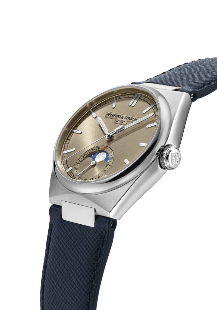 Frederique Constant loge la lune dans un boîtier sport-chic 55 FC 716RG3NH6 Side