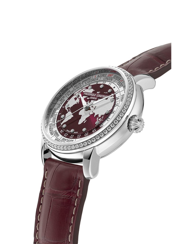 Frederique Constant met sa Worldtimer manufacture au service d'une vente caritative 31 FC 719BRGD3DH6 Side Web