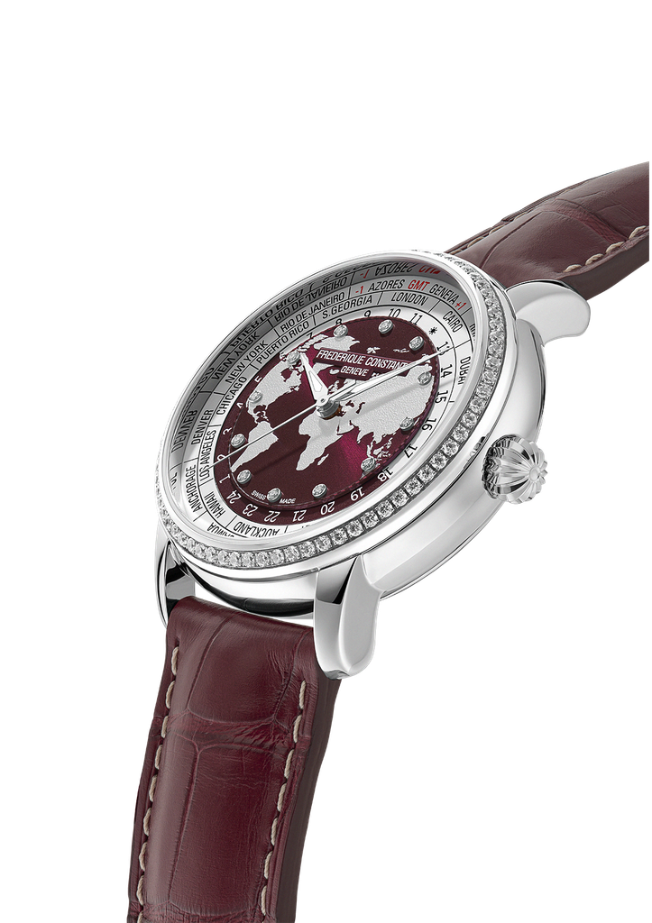 Frederique Constant met sa Worldtimer manufacture au service d'une vente caritative 32 FC 719BRGD3DH6 Side Web