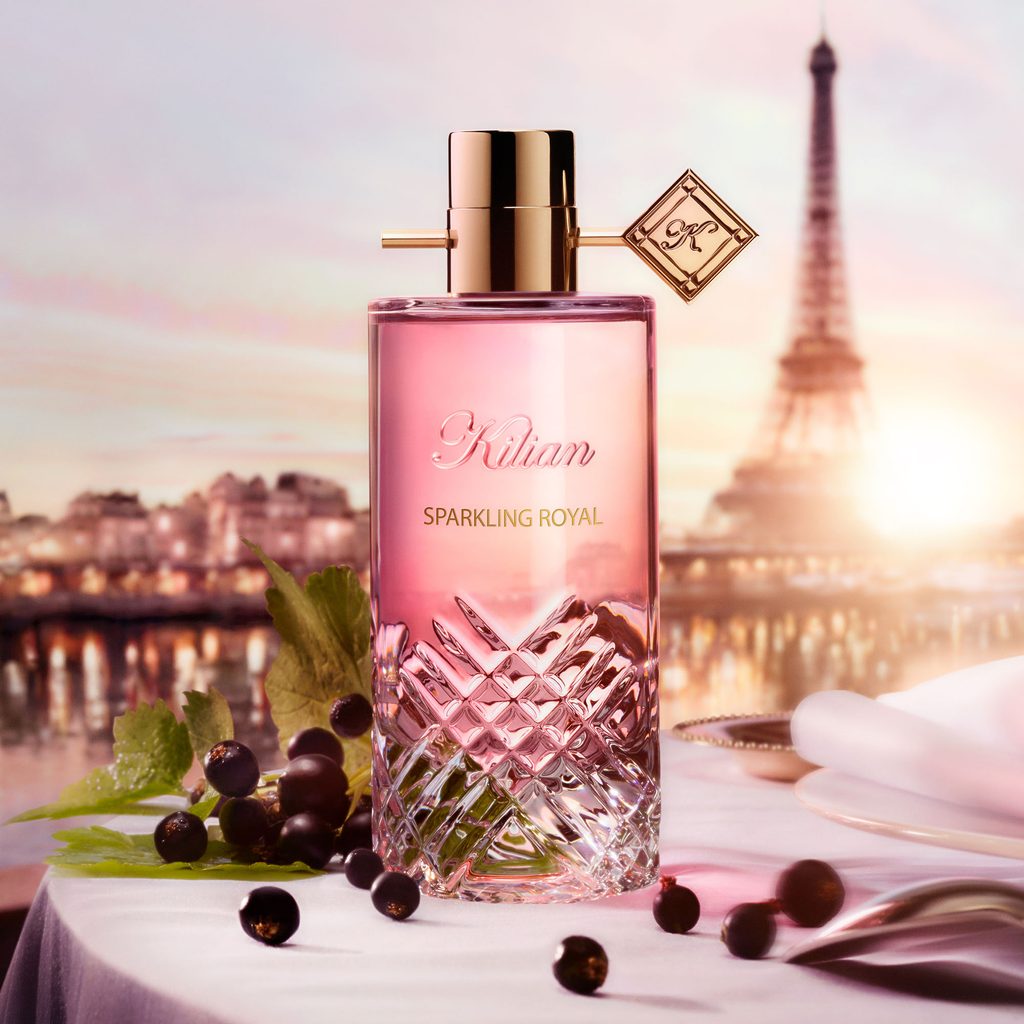Kilian Paris transforme le cocktail en architecture olfactive 33 FY27 COCKTAILS COLLECTION INGREDIENT VISUAL SPARKLING ROYAL 2000x2000 1