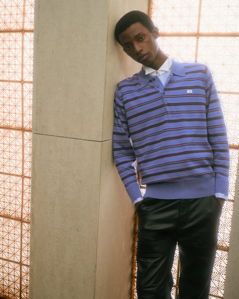 John Smedley et Wales Bonner : la maille anglaise redéfinie 57 GWB AW26 Malick Bodian Lookbook Look 10 4x5
