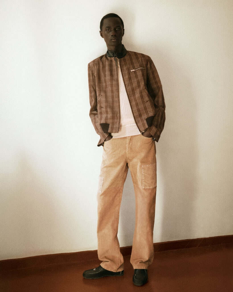 John Smedley et Wales Bonner : la maille anglaise redéfinie 53 GWB AW26 Malick Bodian Lookbook Look 17 4x5