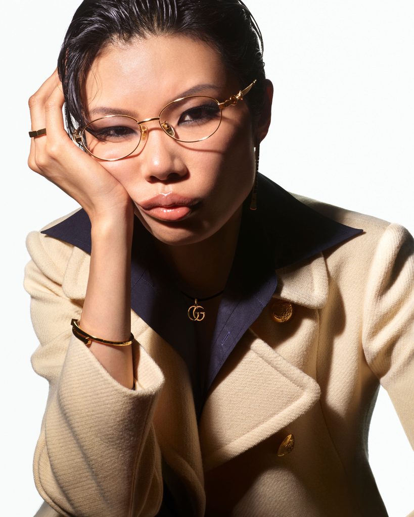 Gucci Eyewear, automne-hiver 2026 : l'art du portrait suspendu 31 Gucci Eyewear FW26 Adv 6