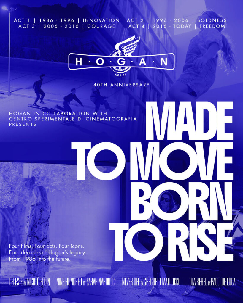 Hogan, 40 ans d'une sneaker qui a inventé un nouveau luxe 40 HOGAN 40TH ANNIVERSARY MADE TO MOVE BORN TO RISE
