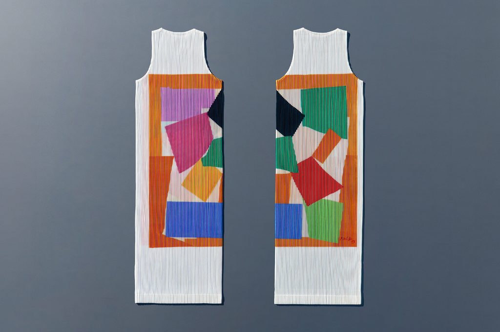 Homme Plissé Issey Miyake fait dialoguer le plissé et les papiers découpés de Matisse 46 HOMME PLISSE ISSEY MIYAKE for Tate 06