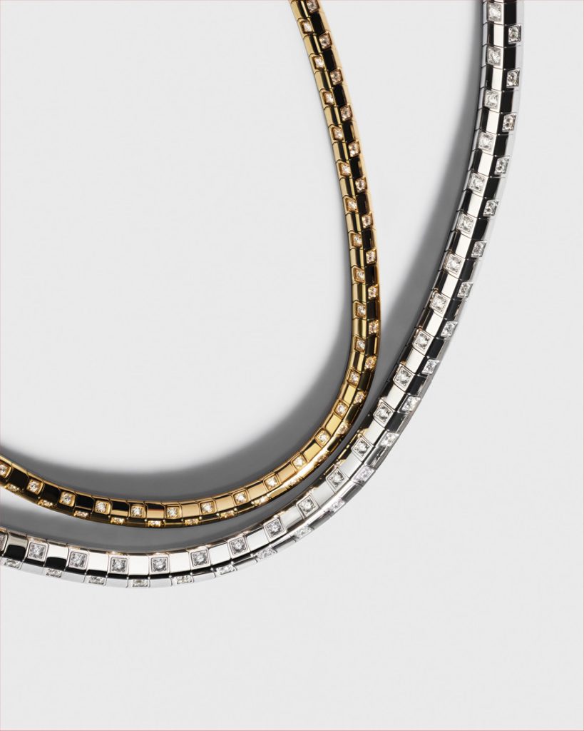 Le Damier de Louis Vuitton à l'épreuve du maillon 40 LE DAMIER DE LOUIS VUITTON 2026 LOUIS VUITTON JOAILLERIE ©Thomas Lagrange 8