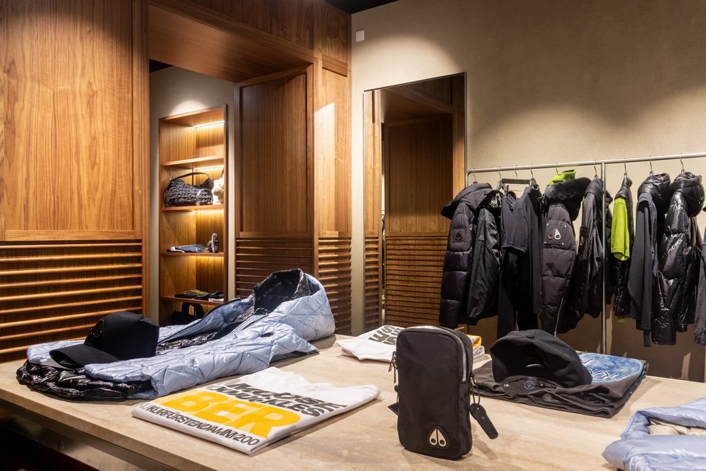 Moose Knuckles troque la banquise pour le bitume, entre Chicago et Berlin 25 Moose Knuckles Berlin Store 1 Courtesy of the Brand