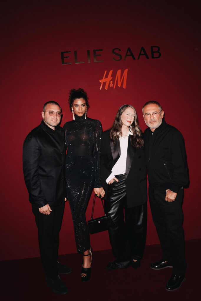 Elie Saab et H&M : une robe de mariée dévoilée en musique au Palais Brongniart 208 Mr Elie Saab Jr Imaan Hammam Ann Sofie Johansson Mr Elie Saab 01