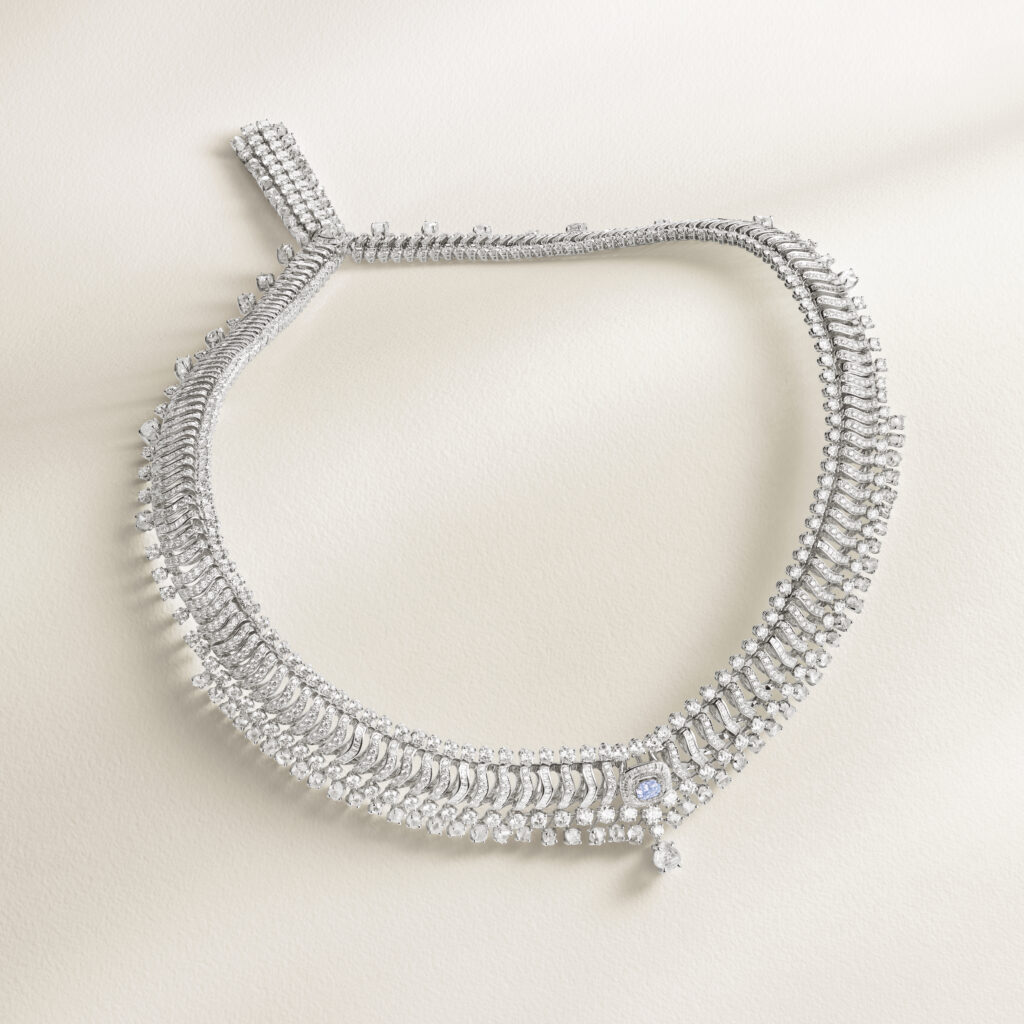 De Beers London : Vibrations fait de l’eau une matière joaillière 49 Necklace still life 1x1