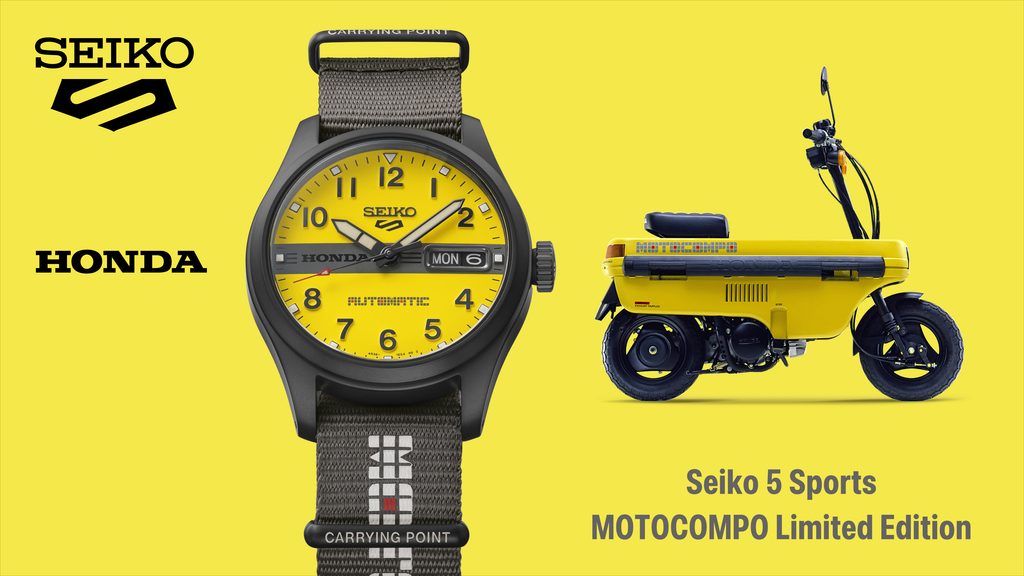 Seiko 5 Sports Honda Motocompo : mécanique de poche et design 1981 26 Seiko 5 Sports MOTOCOMPO Limited H