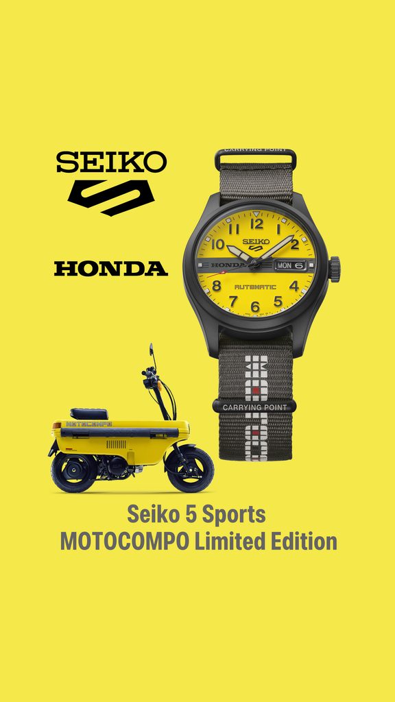 Seiko 5 Sports Honda Motocompo : mécanique de poche et design 1981 31 Seiko 5 Sports MOTOCOMPO Limited V