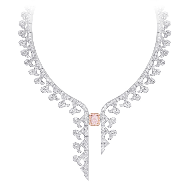 De Beers London : Vibrations fait de l’eau une matière joaillière 58 Shimmer necklace N10517720P540 N10517720P540 1 2