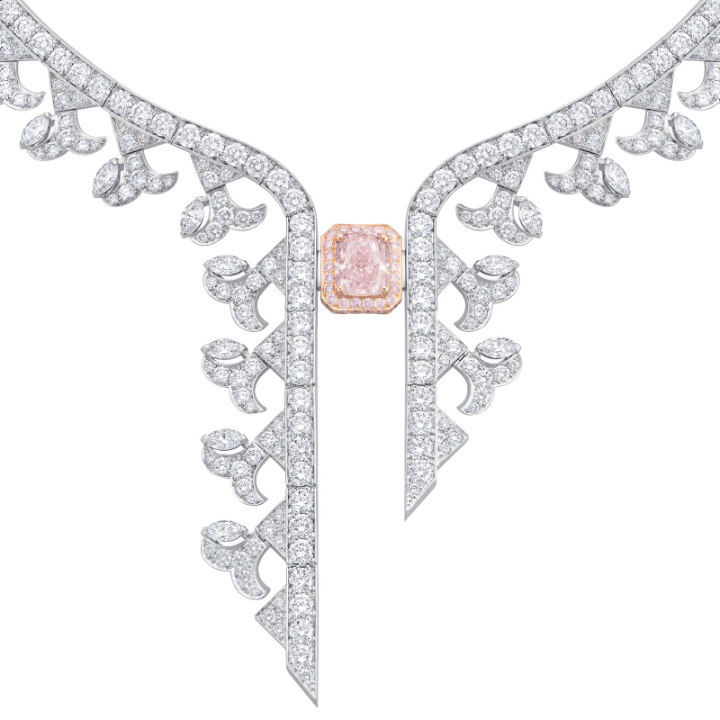 De Beers London : Vibrations fait de l’eau une matière joaillière 59 Shimmer necklace N10517720P540 N10517720P540 2 3