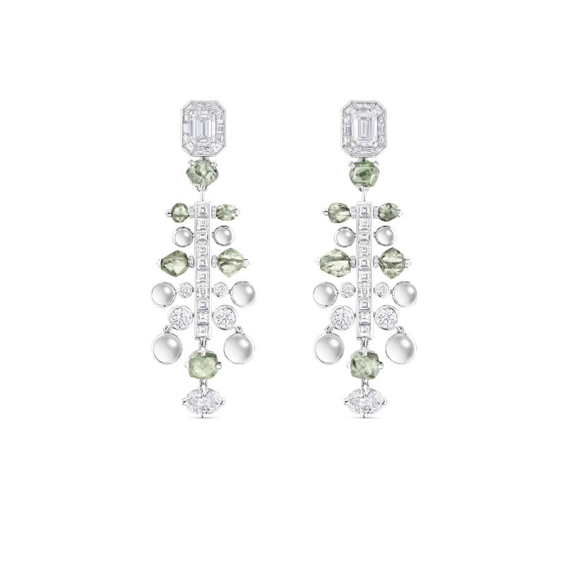 De Beers London : Vibrations fait de l’eau une matière joaillière 79 UNDULATION EARRINGS TRANSFORMABLE J13325E10514610A300 1 BOTH EARRINGS