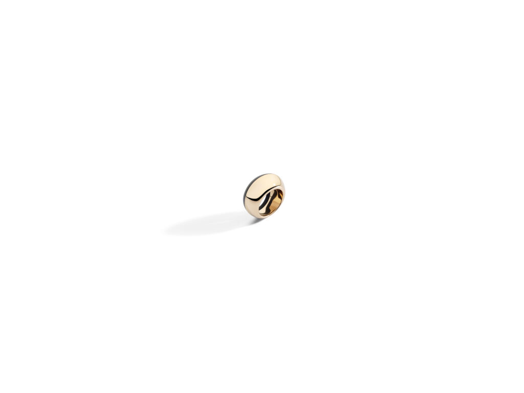 Vhernier Trottola : le jais noir fait tourner la toupie 34 VH0N1849A0250 TROTTOLA ring rose gold and jet V2