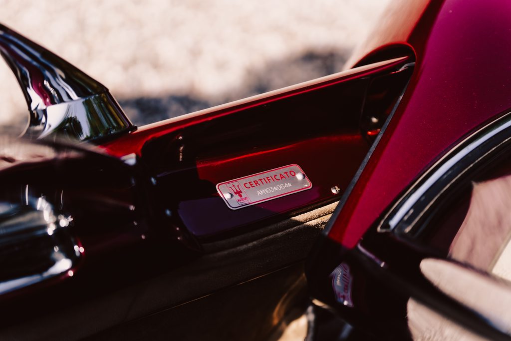 La 5000 GT Frua du Caire reçoit son certificat Maserati Classiche 28 04 Maserati 5000 GT Frua