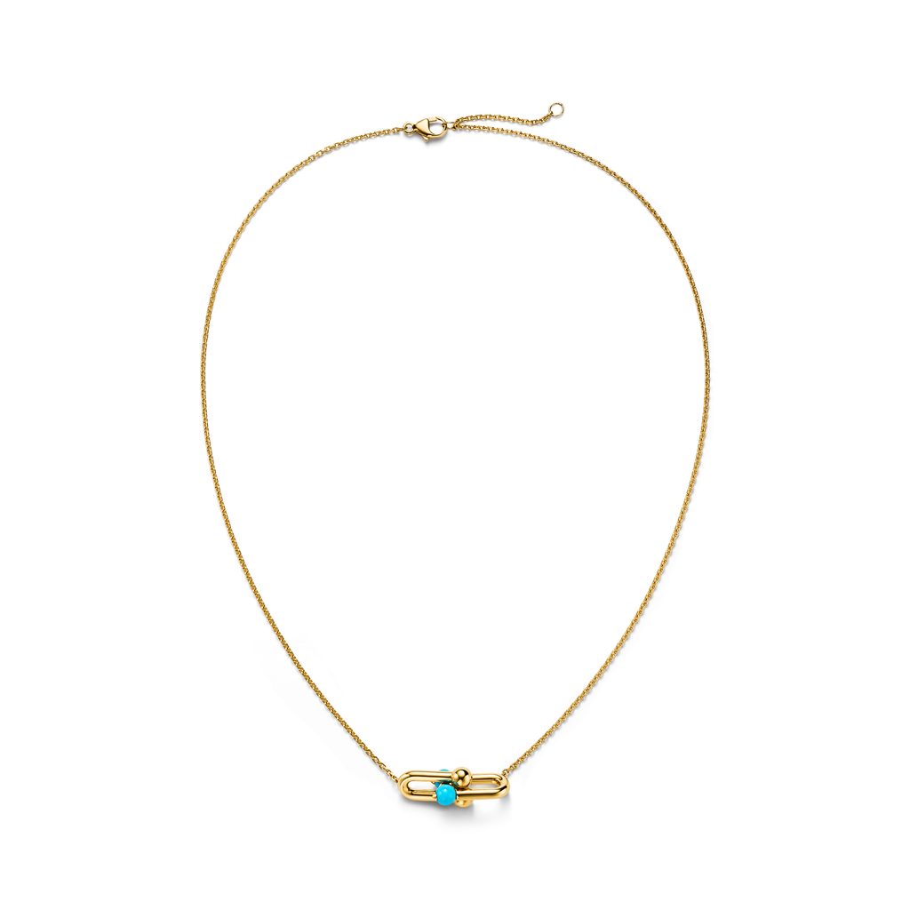 Tiffany & Co. glisse de la turquoise dans les maillons de HardWear 34 76815127 PDT ALT