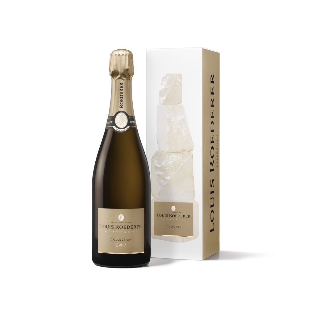 Collection 247 : Louis Roederer publie la recette de son assemblage 25 CLR Collection 247 Bottle and Giftbox RVB LowRes