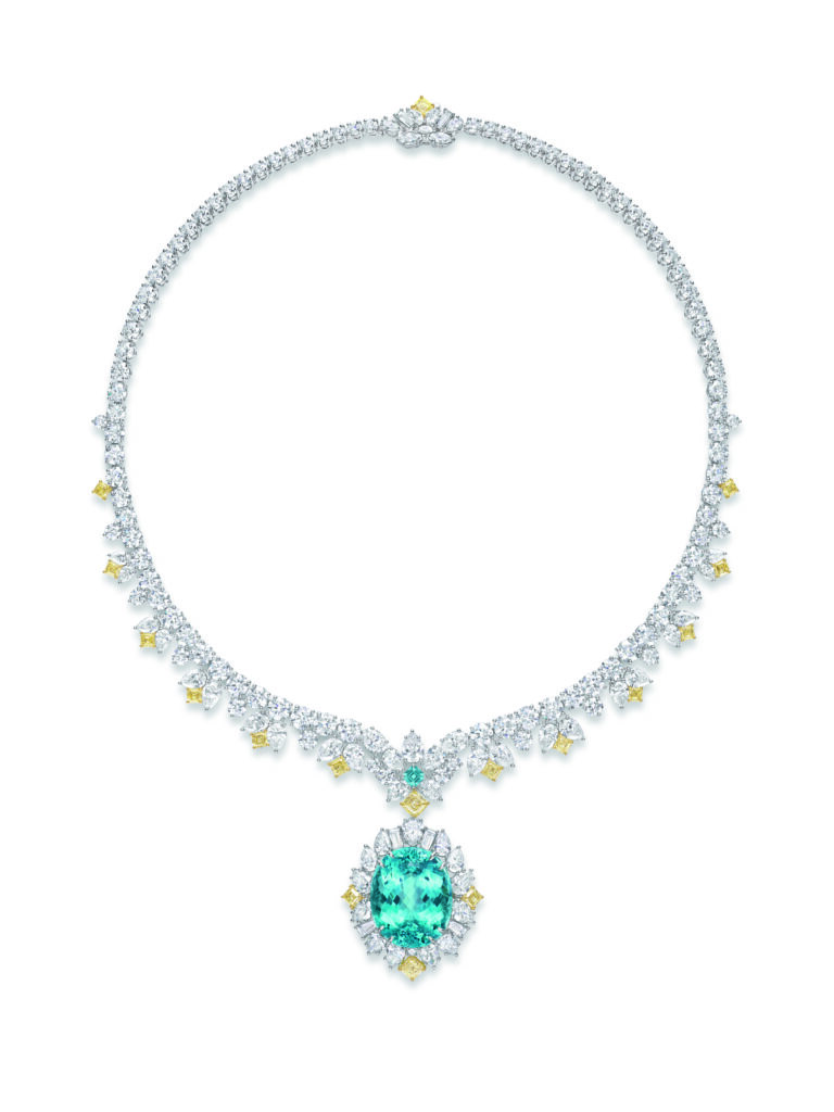 Talk to Me, Harry Winston : une collection bâtie sur l'archive plutôt que sur l'inédit 28 Harry Winston TTMHW Collier Tourmaline Paraiba