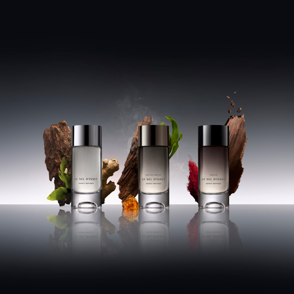 Le Sel d'Issey Parfum : l'intensité se lit d'abord dans le verre 59 IM SI PFM 2026 Still Digital visual CREATIVE PACKSHOT RANGE EDT EDP PFM RGB Web 3000X3000 300dpi