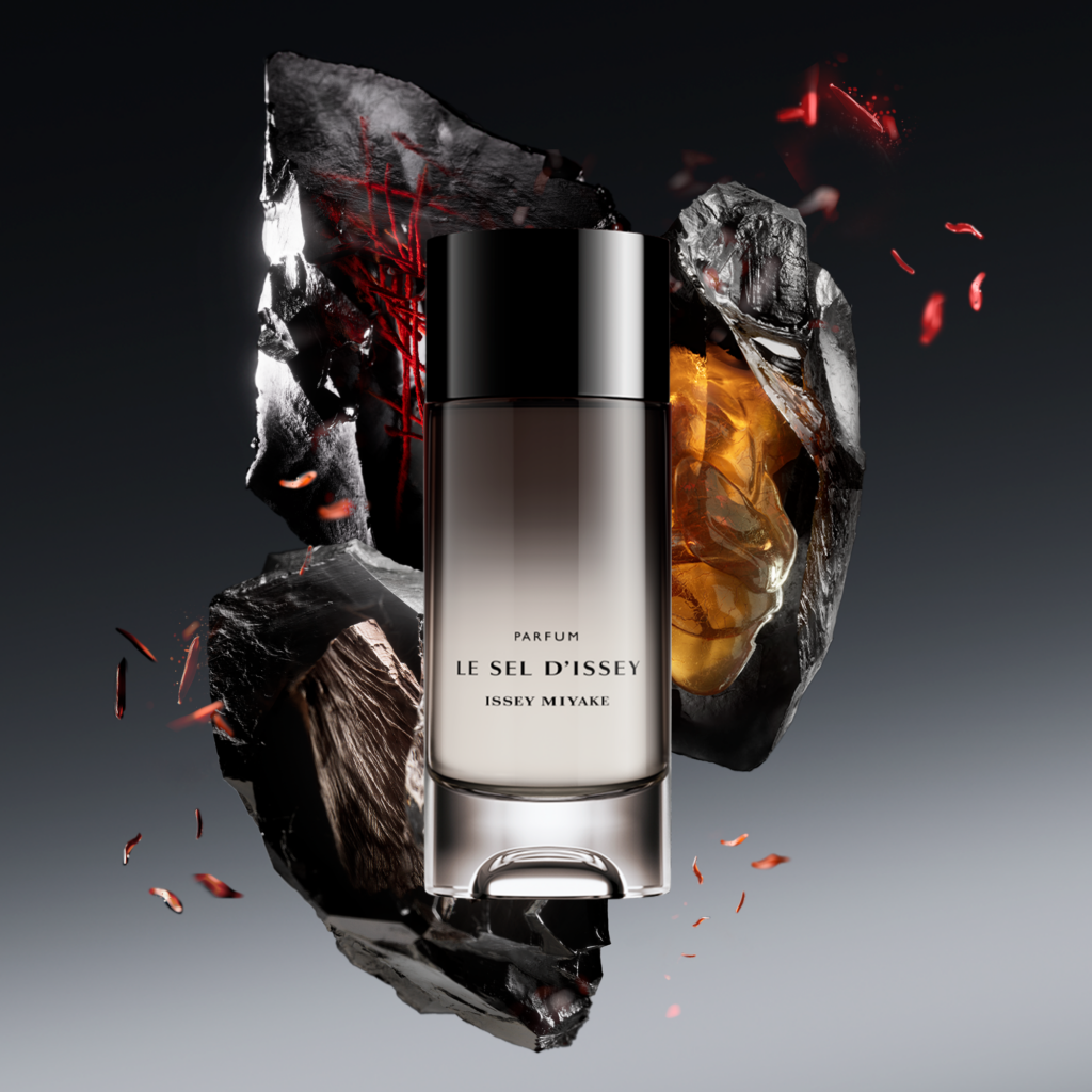 Le Sel d'Issey Parfum : l'intensité se lit d'abord dans le verre 79 IM SI PFM 2026 Still digital visual TO THE LAND 01 RGB Web 2000x2000 300dpi 1