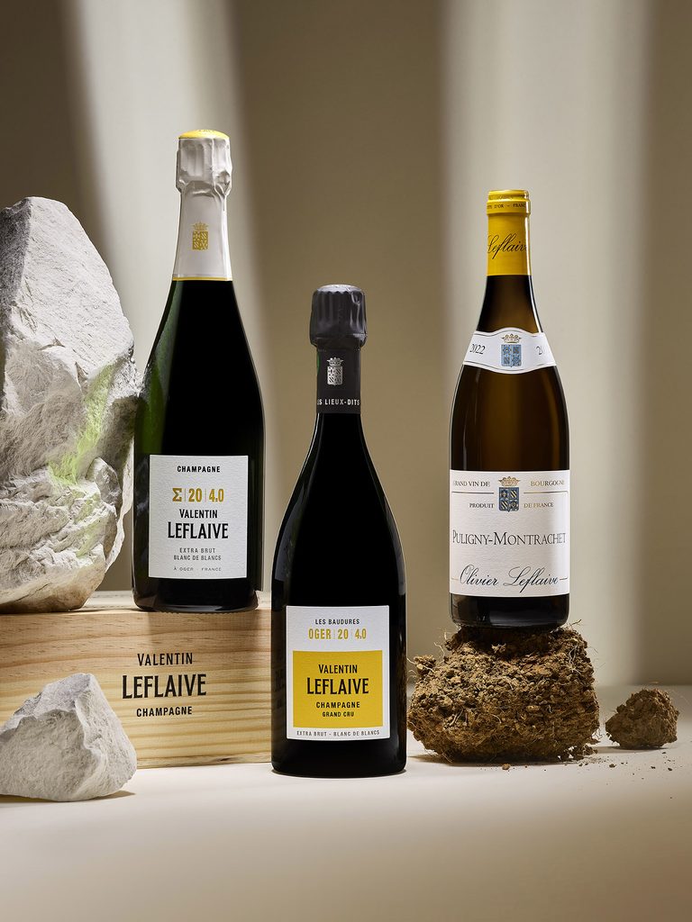 Coffret Leflaive : le chardonnay de Puligny-Montrachet à Oger 28 MAISONS LEFLAIVE coffret